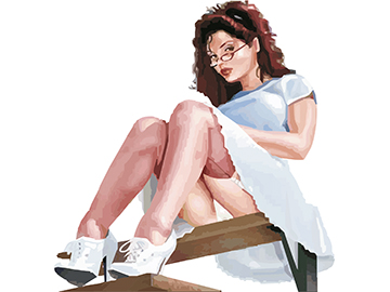 Erotická povídka Odpoledne na zahrádce